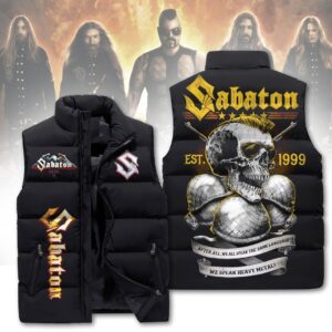 Sabaton 3D Sleeveless Puffer Jacket - HD10259960