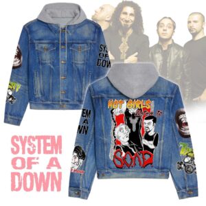System of a Down 2D Hooded Denim Jacket - HD10259983