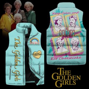 The Golden Girls 3D Sleeveless Puffer Jacket - HD10259993