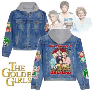 The Golden Girls 2D Hooded Denim Jacket - HD10259999