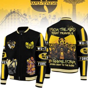 Wu-Tang Clan 3D Baseball Button Jacket - HD10260012