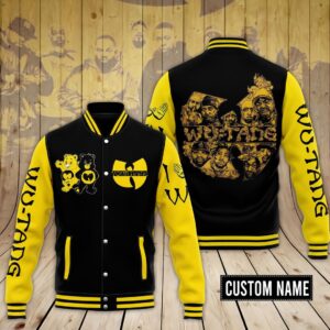 Wu-Tang Clan 3D Baseball Button Jacket - HD10260013