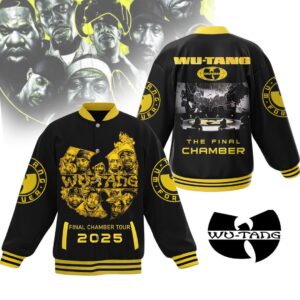 Wu-Tang Clan 3D Baseball Button Jacket - HD10260015