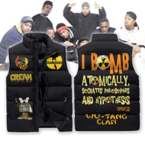 Wu-Tang Clan 3D Sleeveless Puffer Jacket - HD10260021