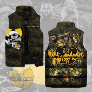 Wu-Tang Clan 3D Sleeveless Puffer Jacket - HD10260023