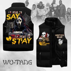 Wu-Tang Clan 3D Sleeveless Puffer Jacket - HD10260024