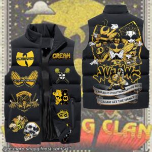 Wu-Tang Clan 3D Sleeveless Puffer Jacket - HD10260025