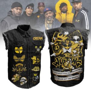 Wu-Tang Clan Sleeveless Denim Shirt - HD10260029