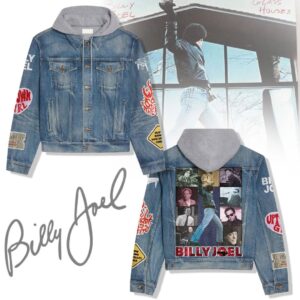 Billy Joel 2D Hooded Denim Jacket - HD10260047