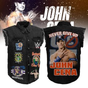 John Cena Sleeveless Denim Shirt - HD10260051