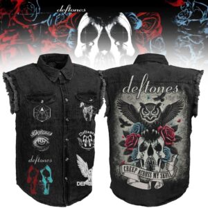 Deftones Sleeveless Denim Shirt - HD10260063