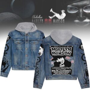 Marilyn Manson 2D Hooded Denim Jacket - HD10260081