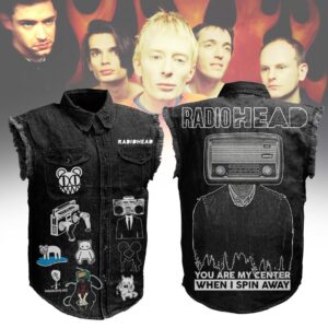 Radiohead Sleeveless Denim Shirt - HD10260084