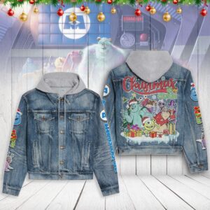 Monsters Inc 2D Hooded Denim Jacket - HD10260114