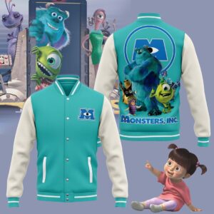 Monsters Inc 3D Baseball Button Jacket - HD10260115