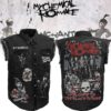My Chemical Romance Sleeveless Denim Shirt - HD10260119