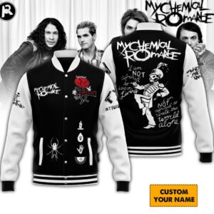 My Chemical Romance 3D Baseball Button Jacket - HD10260124