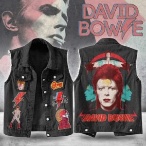 David Bowie Sleeveless Denim Shirt - HD10260128
