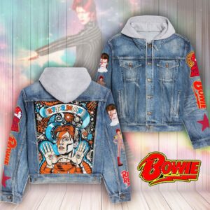 David Bowie 2D Hooded Denim Jacket - HD10260140