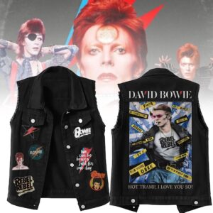 David Bowie Sleeveless Denim Shirt - HD10260141