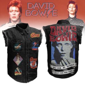 David Bowie Sleeveless Denim Shirt - HD10260143