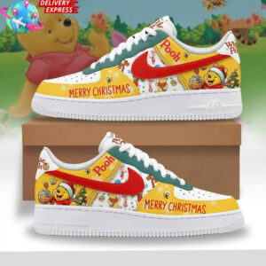 Winnie The Pooh Custom Nike Logo AF1 Shoes - HD10260230