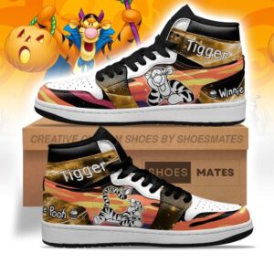 Winnie The Pooh Air Jordan High Top Shoes - HD10260291