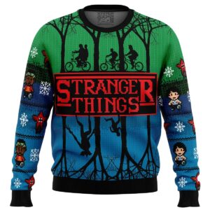 Stranger Things Unisex Ugly Christmas Sweater - 2711351776