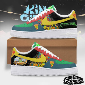 King Gizzard Custom Nike Logo AF1 Shoes - 2711351839