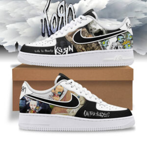 Korn Custom Nike Logo AF1 Shoes - 2711351847