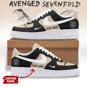 Avenged Sevenfold Custom Nike Logo AF1 Shoes - 2711351799