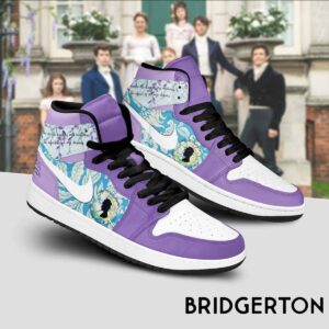 Bridgerton Air Jordan High Top Shoes - 2711351815