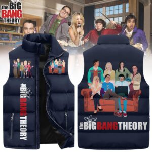 The Big Bang Theory 3D Sleeveless Puffer Jacket - 2711352054