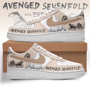 Avenged Sevenfold Custom Nike Logo AF1 Shoes - 2711351802