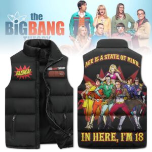 The Big Bang Theory 3D Sleeveless Puffer Jacket - 2711352055