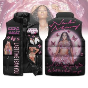 Nicki Minaj 3D Sleeveless Puffer Jacket - 2711352051