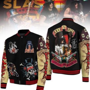 Slash 3D Baseball Button Jacket - 2711352032