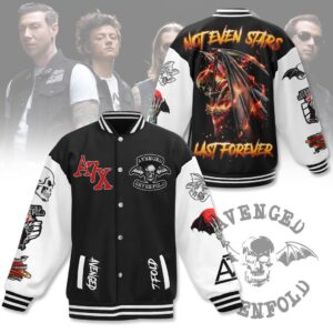 Avenged Sevenfold 3D Baseball Button Jacket - 2711352006