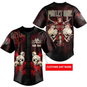 Motley Crue Unisex Adult / Kid Baseball Jersey - 2711352105