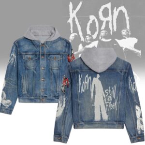 Korn 2D Hooded Denim Jacket - 2711351965