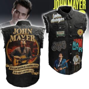 John Mayer Sleeveless Denim Shirt - 2711352202