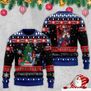Transformers Unisex Ugly Christmas Sweater - 2711351785
