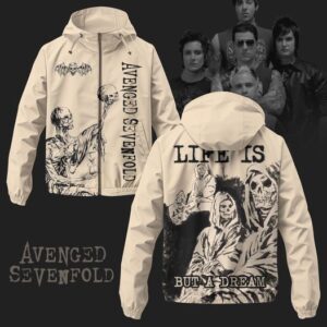 Avenged Sevenfold Windbreaker Jacket - 2711352225
