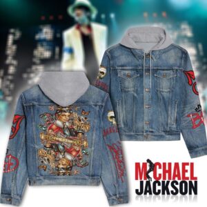 Michael Jackson 2D Hooded Denim Jacket - 2711351972