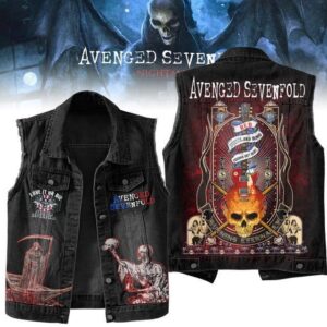 Avenged Sevenfold Sleeveless Denim Shirt - 2711352197