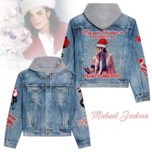 Michael Jackson 2D Hooded Denim Jacket - 2711351973