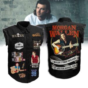 Morgan Wallen Sleeveless Denim Shirt - 2711352210