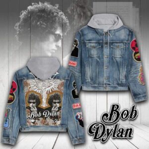 Bob Dylan 2D Hooded Denim Jacket - 2711351952