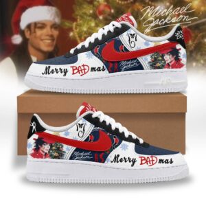 Michael Jackson Custom Nike Logo AF1 Shoes - 2711351871
