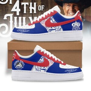 George Strait Custom Nike Logo AF1 Shoes - 2711351828